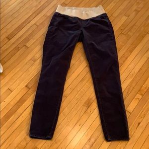 Gap Maternity Dark Blue Cords -6Long